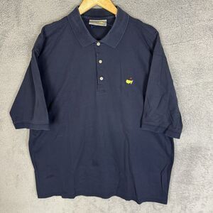 S Vintage Masters Shirt Mens XL Blue Polo Short Sleeve Augusta National‎ Golf